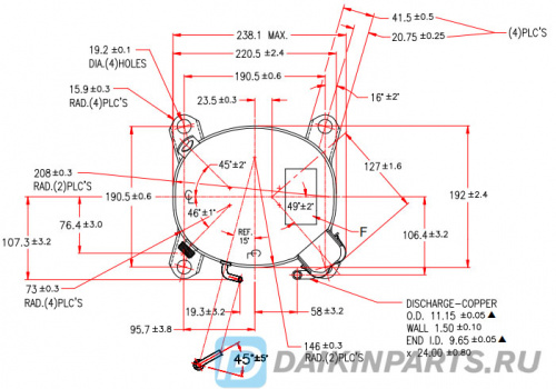 Компрессор Kulthorn AW5524G-9 (R407C, 3 x 400 V) фото 4