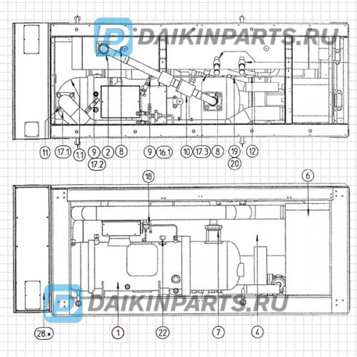 Компрессор Daikin ZH7WSG7YE (6005501)
