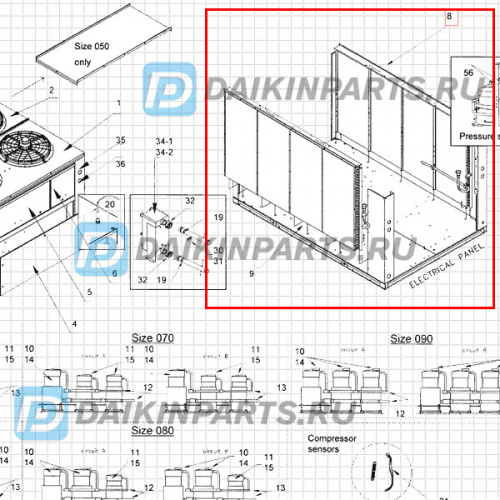 216408P CONDENSER EUWA 035A CU