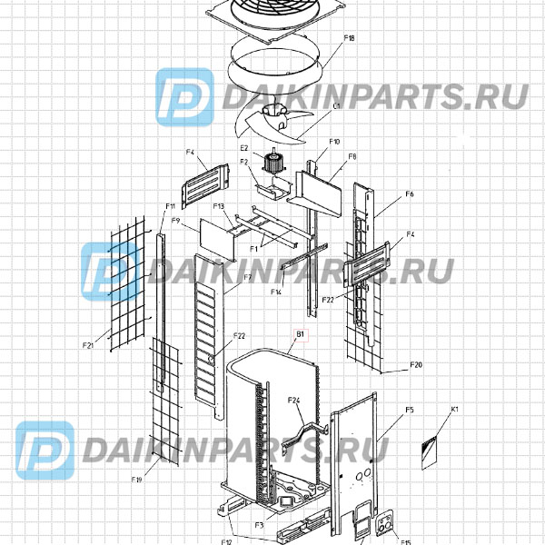 218082P CONDENSER CA-RXYQ8-10M