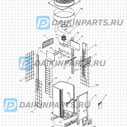 218084P CONDENSER CA-RXYQ12-16M