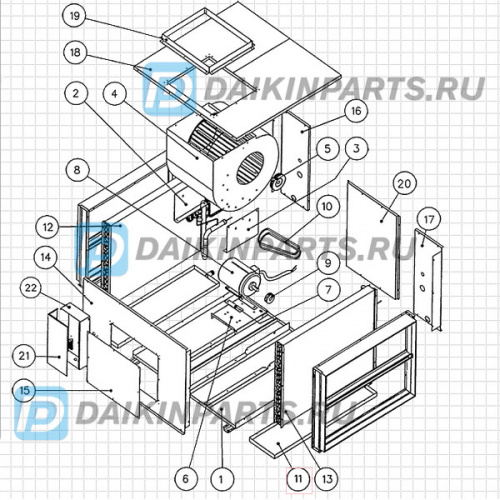 4003073 ASSY DRAIN PAN SB200D2