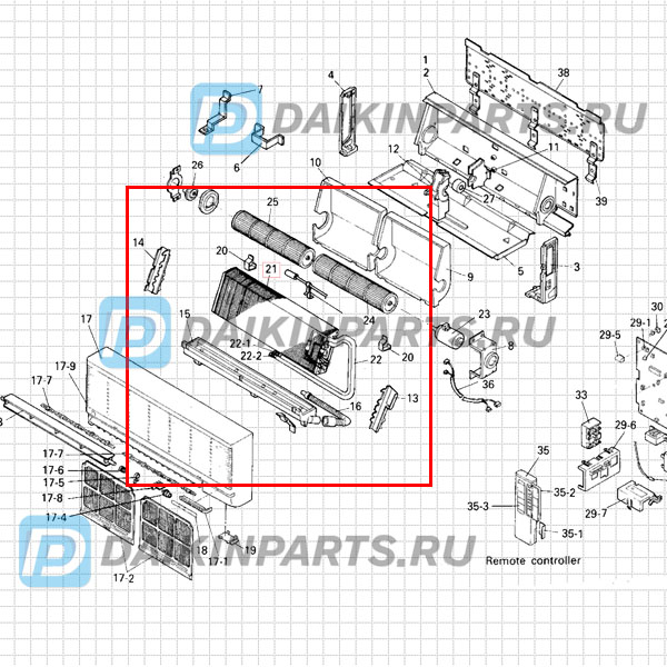 0348841 EVAPORATOR FTY60bv