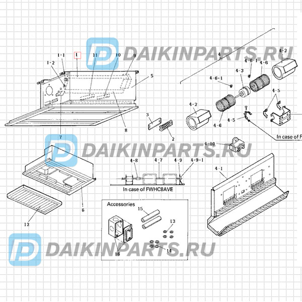 0456494 EVAPORATOR COIL FWHC29FV