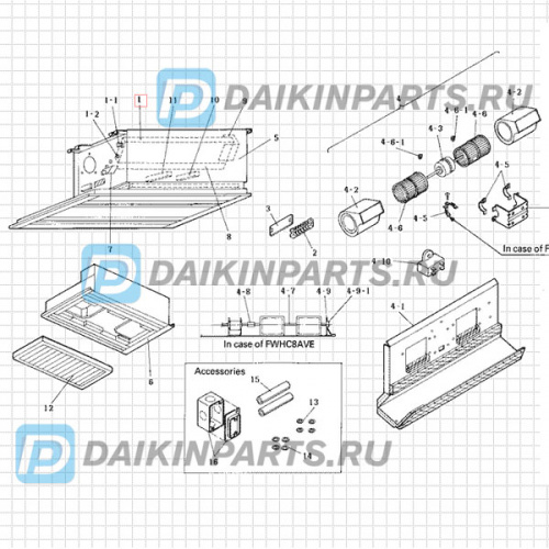 0526007 EVAPORATOR COIL FWHC12A