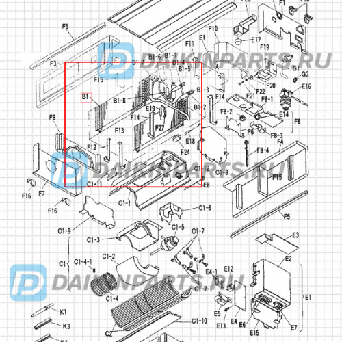 214843P EVAPORATOR CRB-FXYB20K