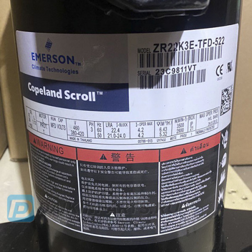 Компрессор Copeland ZR22K3E-TFD-522 фото 2