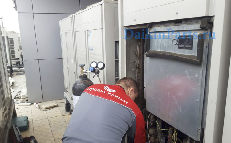 Замена компрессора Daikin в VRV